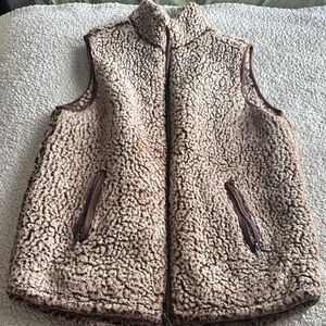 Thread & Supply Cream Sherpa Vest